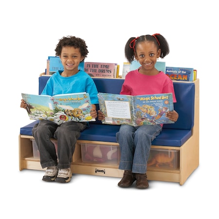 Jonti-Craft Literacy Couch, Red 37480JC